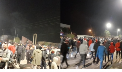 عقارب: الأمن يستخدم الغاز المسيل للدموع لتفريق  المحتجين ضد قرار فتح مصبّ &quot;القنة&quot;