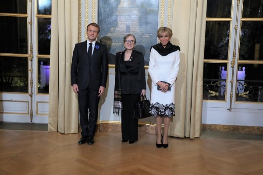 رئيسة الحكومة تلتقي ماكرون&nbsp; في باريس