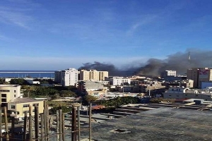 انفجار قوي يهز محيط وزارة الخارجية الليبية في العاصمة طرابلس