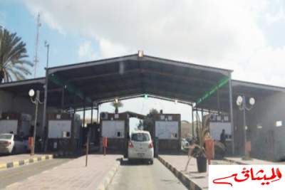 عودة حركة العبور في الاتجاهين بمعبر ذهيبة-وازن