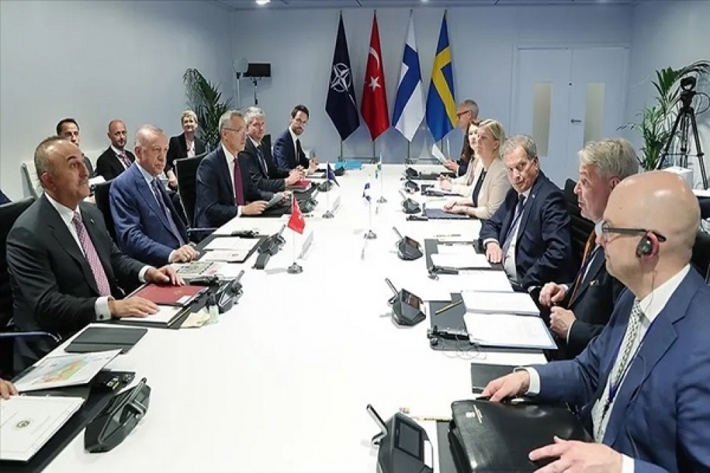 تركيا تلغي محادثات ثلاثية مع السويد وفنلندا بشأن انضمامهما إلى الناتو