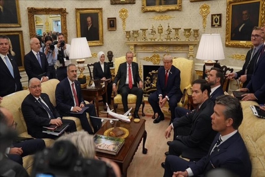 أردوغان: واثق بأننا سنتجاوز الصعوبات في المنطقة بالعمل مع ترامب