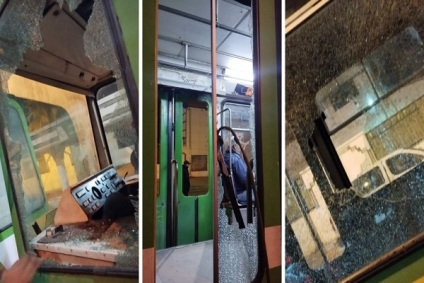 إيقاف المعتدين في حادثة تخريب عربتي المترو للخط رقم 5