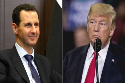 ترامب يحذر الأسد من أي هجوم 