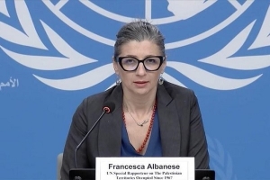 فرانشيسكا ألبانيزي: فلسطين شوكة في خاصرة النظام العالمي