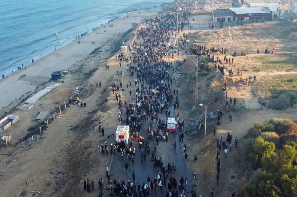 في لقاء جمعة بوزير الخارجية الأمريكي...رئيس الإمارات يؤكد رفض بلاده تهجير الشعب الفلسطيني من أرضه