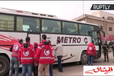 سوريا:الدفعة الثانية من مسلحي الوعر تغادر حمص