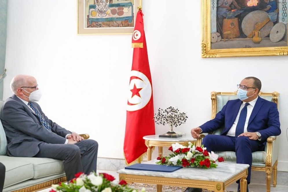 خلال لقائه بالمشيشي: سفير الاتحاد الأوروبي يكشف  موعد صرف القسط الأول من المساعدة المالية لتونس