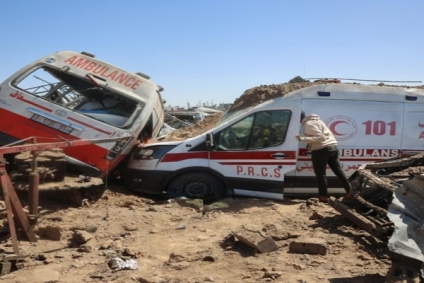 الأمين العام للصليب الأحمر: عمال الإغاثة قُتلوا بوحشية ودُفنوا جماعياً قرب رفح