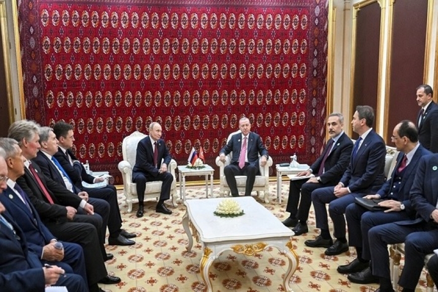 بوتين وأردوغان يبحثان جهود السلام في أوكرانيا والتطورات في فلسطين وسوريا