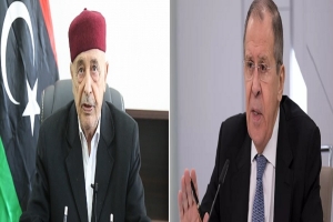 لافروف يناقش مع عقيلة صالح عملية التسوية الليبية