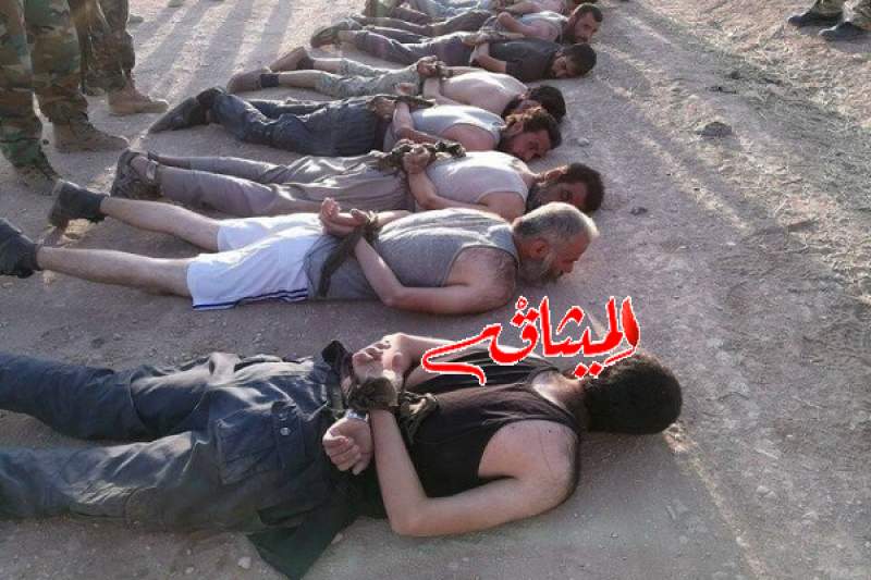 صور لأسرى داعش في قبضة البيشمركة