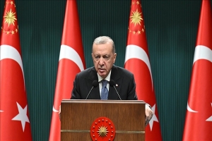 أردوغان: نقف بثبات بجانب الشعب الفلسطيني