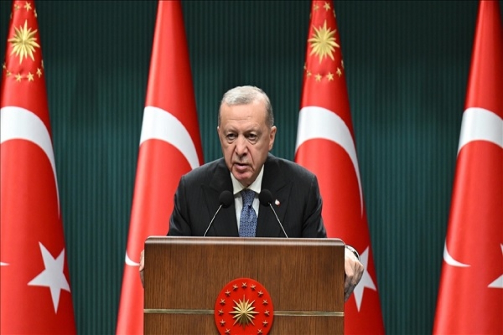أردوغان: نقف بثبات بجانب الشعب الفلسطيني
