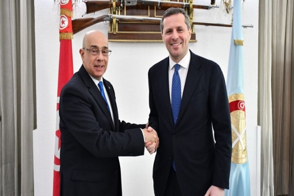 وزير الدفاع يلتقي وكيل وزارة الدفاع الإيطالية