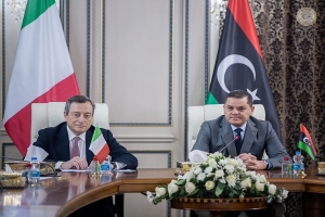 رئيس الوزراء الإيطالي بيحث مع الدبيبة عددا من الملفات المشتركة بين طرابلس و روما