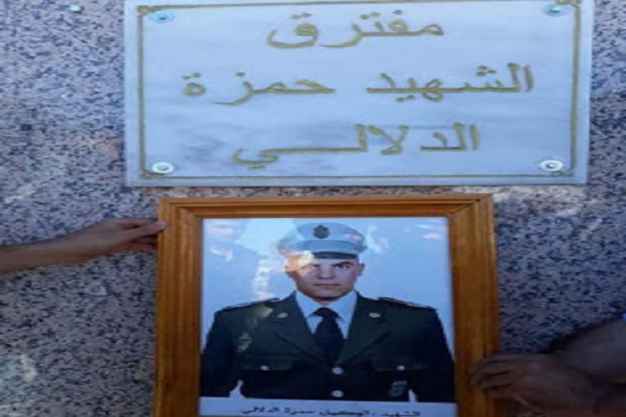 بنزرت:تدشين النصب التذكاري للشهيد حمزة الدلالي بمفترق مدخل مدينة جرزونة