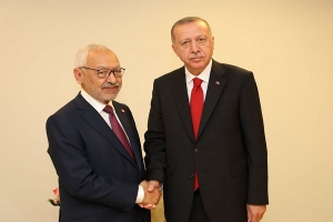 لقاء يجمع الغنوشي بأردوغان في إسطنبول(صور)