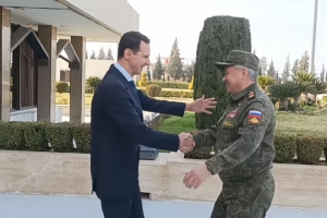 بشّار الأسد يستقبل وزير الدفاع الروسي في دمشق