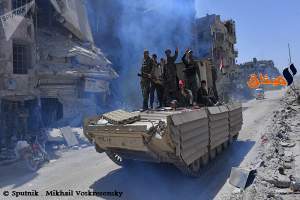 مسلحو بلدات يسلمون أسلحتهم للجيش السوري