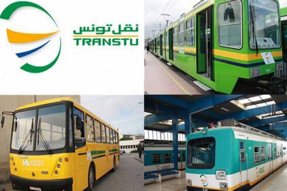 أعوان شركة نقل تونس  يحتجون