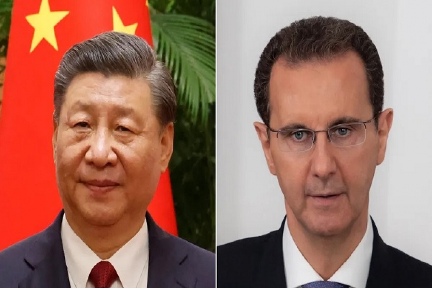 الأسد يلتقي نظيره الصيني...و إعلان شراكة استراتيجية بين سوريا و الصين