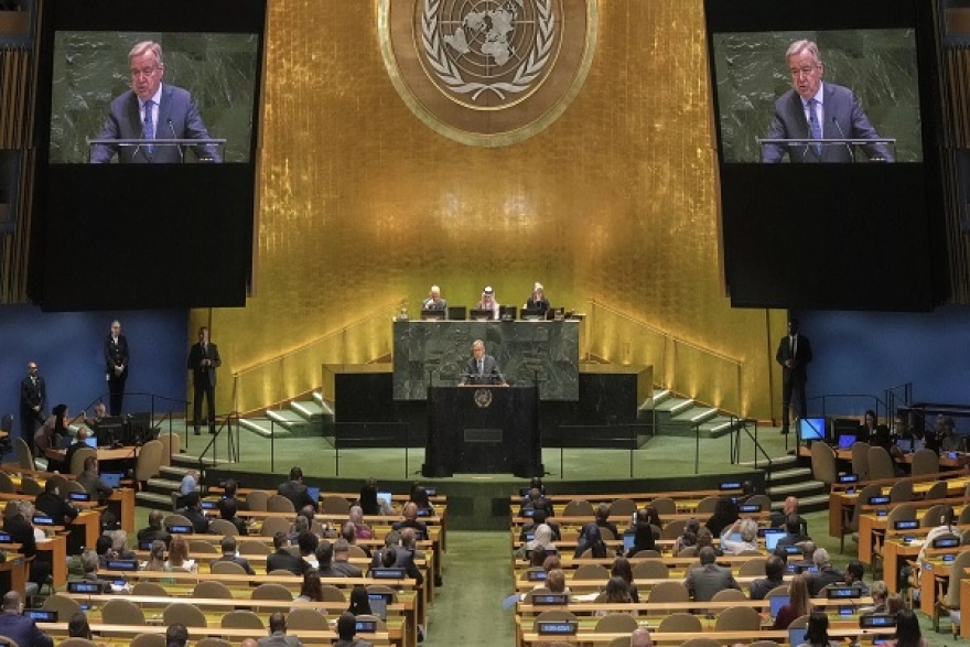 بيان سعودي فرنسي يؤكد أنّ اعتماد "إعلان نيويورك" خطوة تاريخية تمهد لحل الدولتين