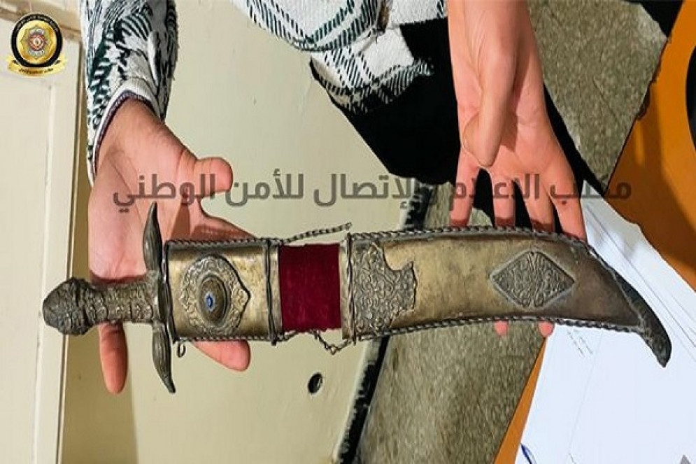 العاصمة: القبض على شخص بحوزته خنجر يُشتبه في كونه قطعة أثرية