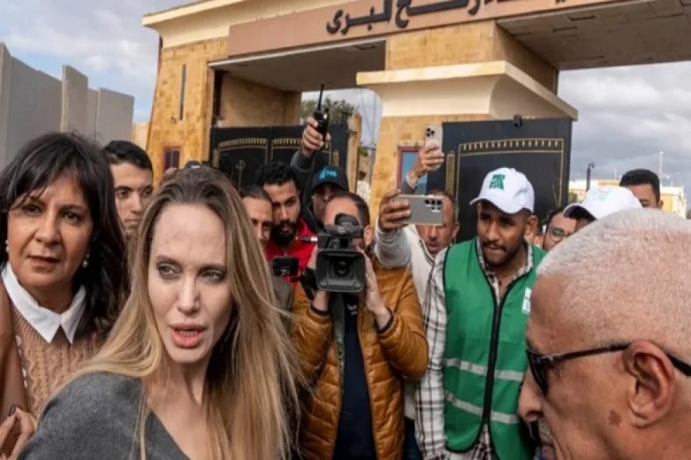 أنجلينا جولي من معبر رفح: ما شاهدته من معاناة الفلسطينيين يفوق الوصف