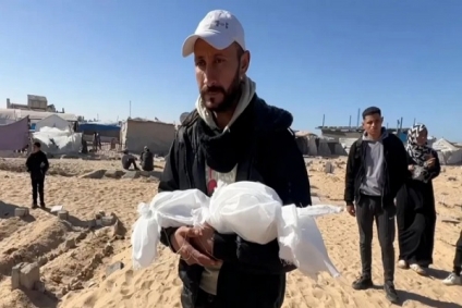 اليونيسيف: 7&nbsp; أطفال ماتوا بسبب البرد في غزة