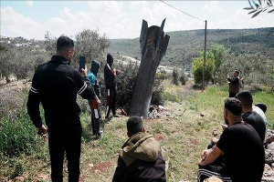 سقوط شظايا صاروخية شمالي الضفة الغربية دون إصابات