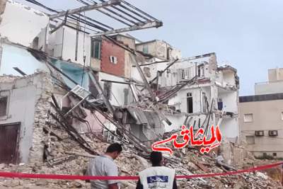 وفاة طفلين في انهيار مبنى بسوسة&nbsp;